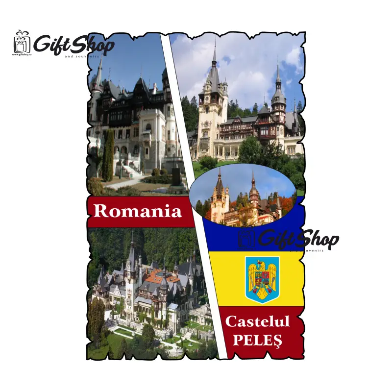 Castelul peles romania, magnet frigider mgs176v
